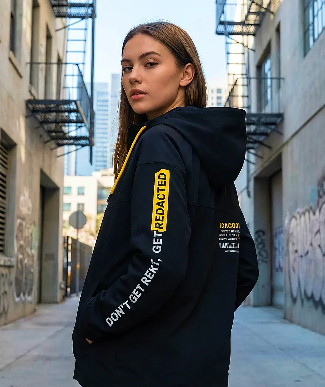 Redacted hoodie campaign