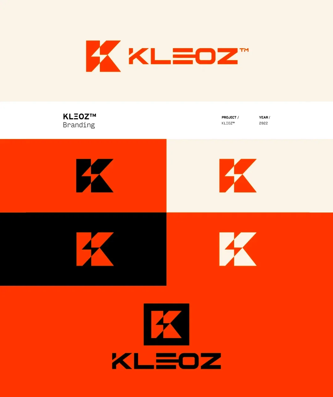 KLEOZ brand identity